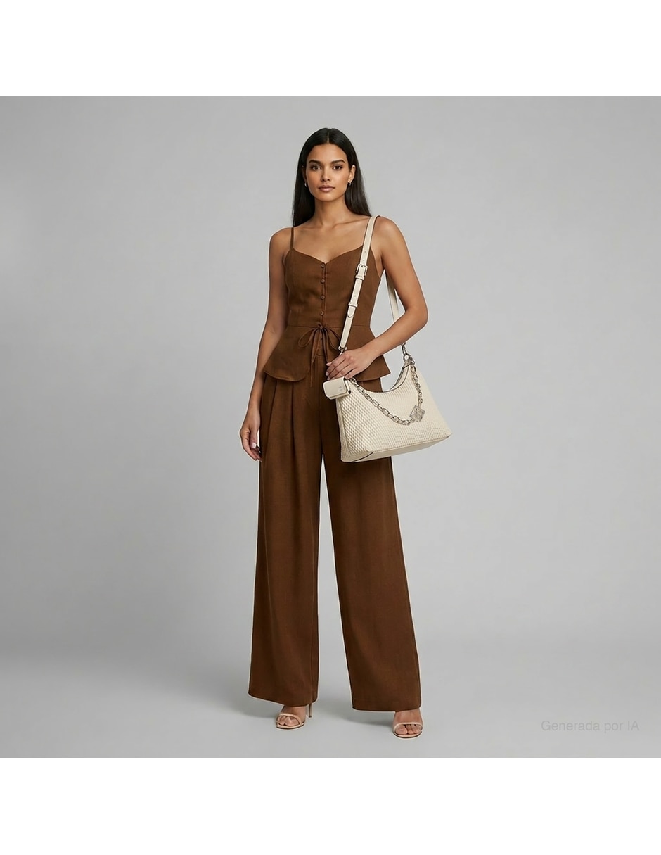 Bolsa hobo raferi ii de piel para mujer