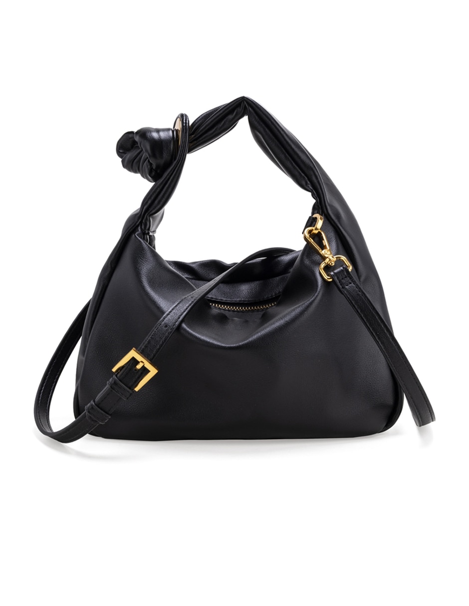 Bolsa hobo kafrinia de piel para mujer