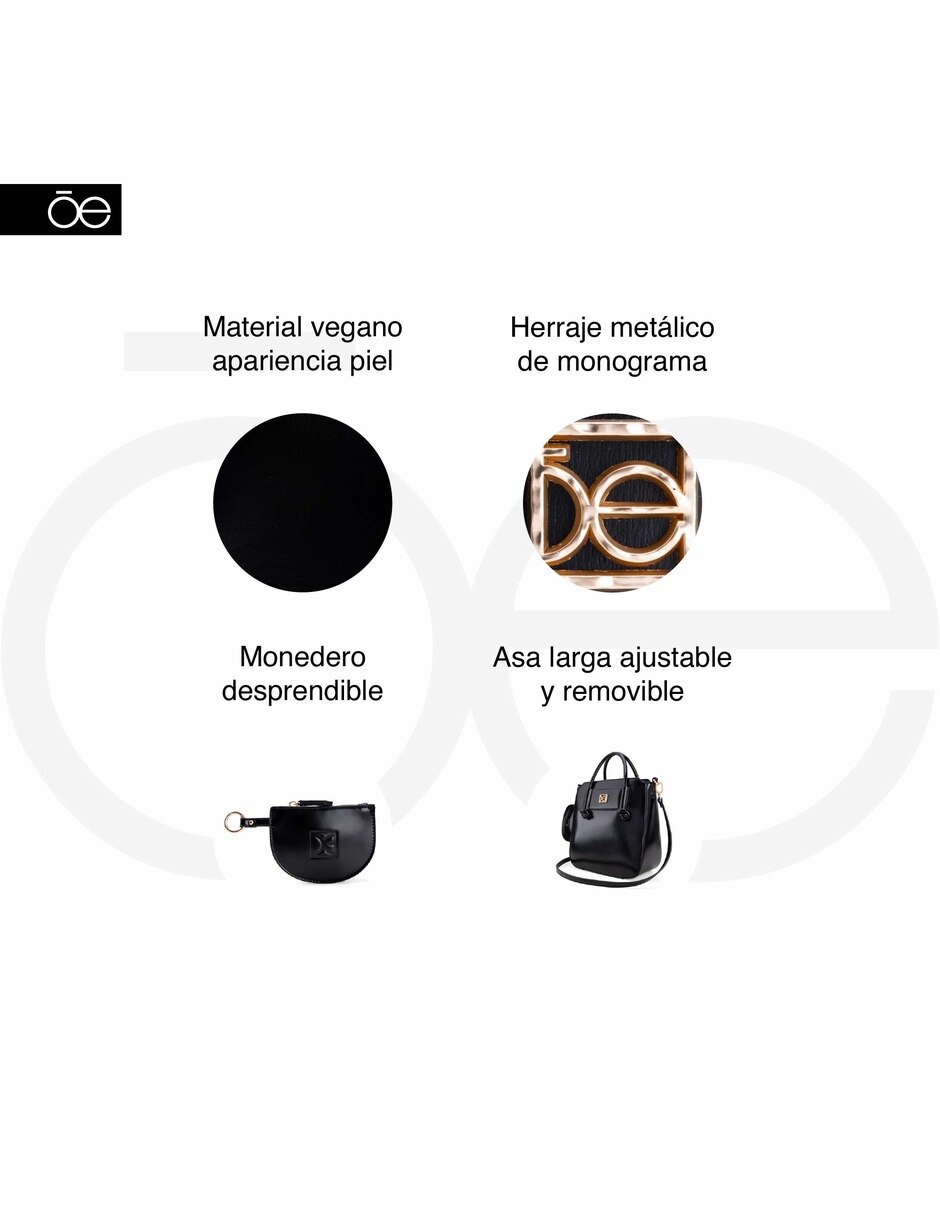 Bolsa tote lildania i de piel para mujer 9
