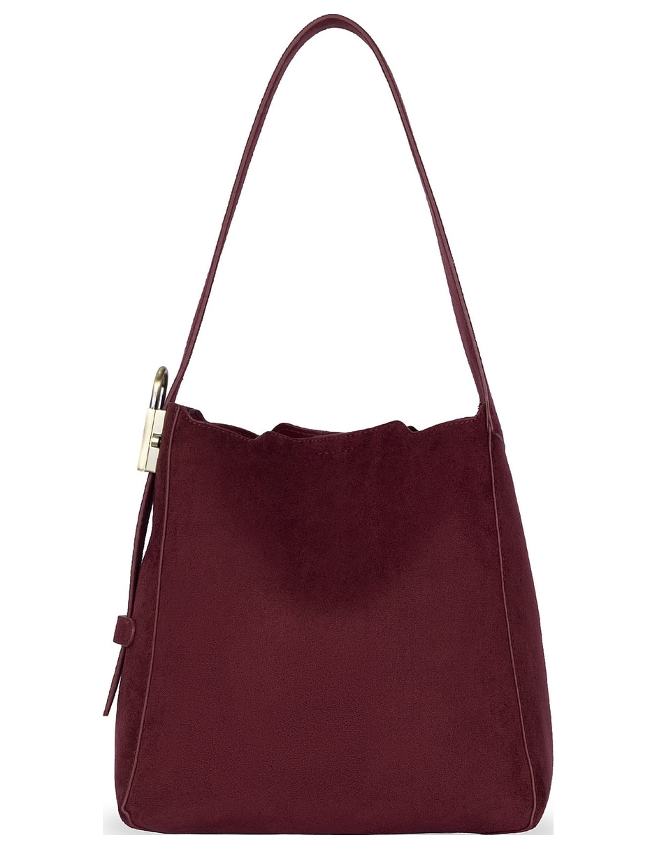 Bolsa hobo zaina de piel para mujer 5
