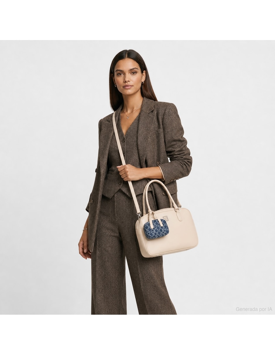 Set/Bolsa Bowler TALIN Lisa de Piel vegana para (si aplica) Mujer Set/Bolsa Bowler TALIN Lisa de Piel vegana para (si aplica) Mujer