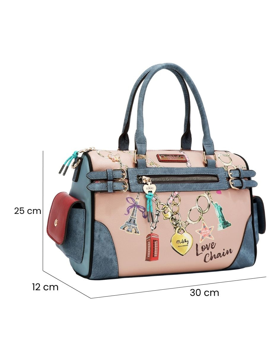 Set/Bolsa Satchel LOVE CHAIN No aplica de Poliuretano para (si aplica) Mujer 6