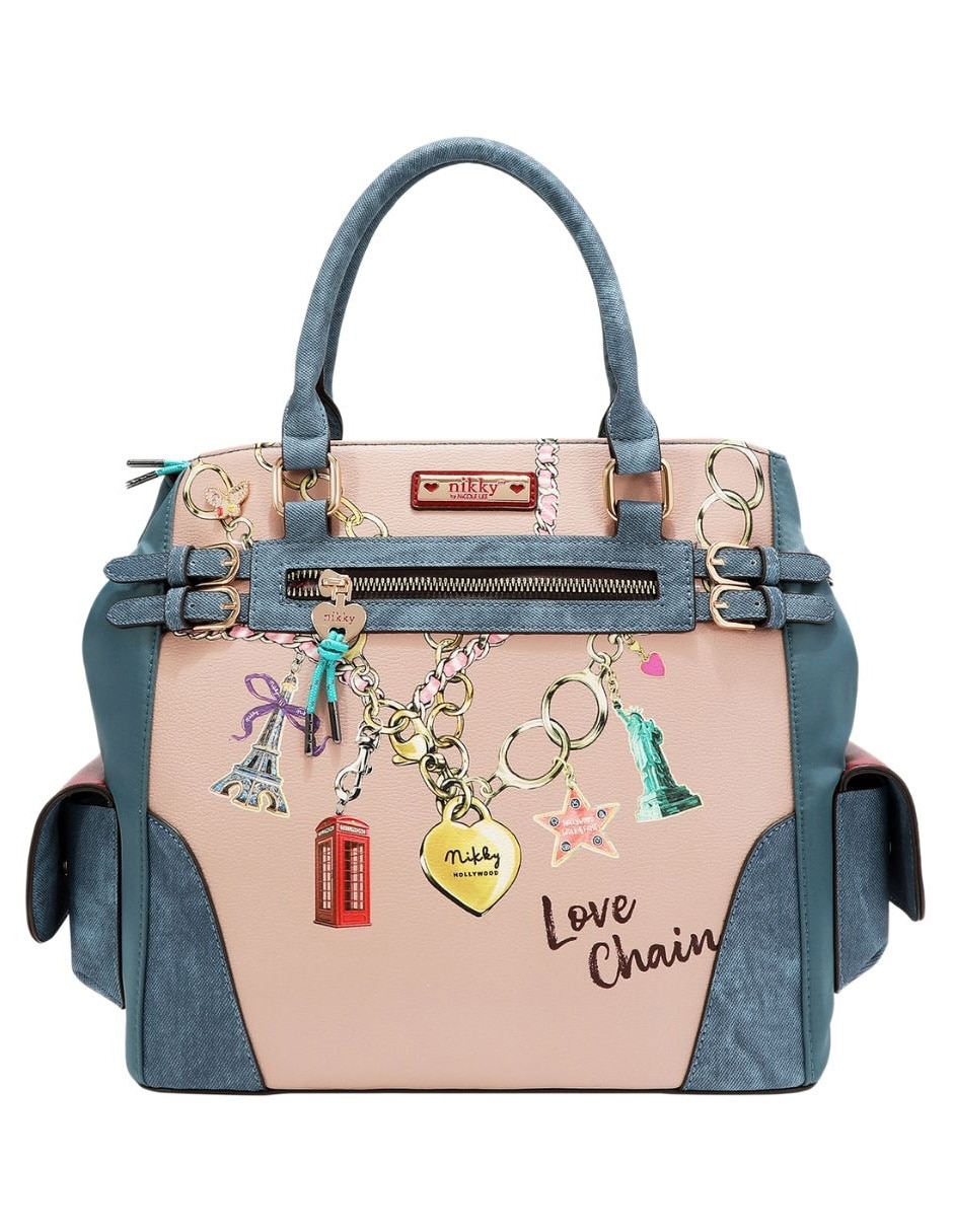 Set/Bolsa Satchel LOVE CHAIN No aplica de Poliuretano para (si aplica) Mujer