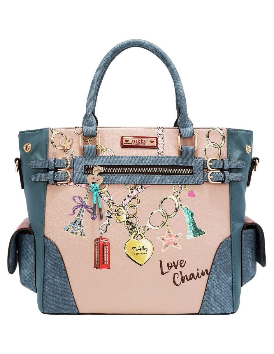 Set/Bolsa Satchel LOVE CHAIN No aplica de Poliuretano para (si aplica) Mujer 2