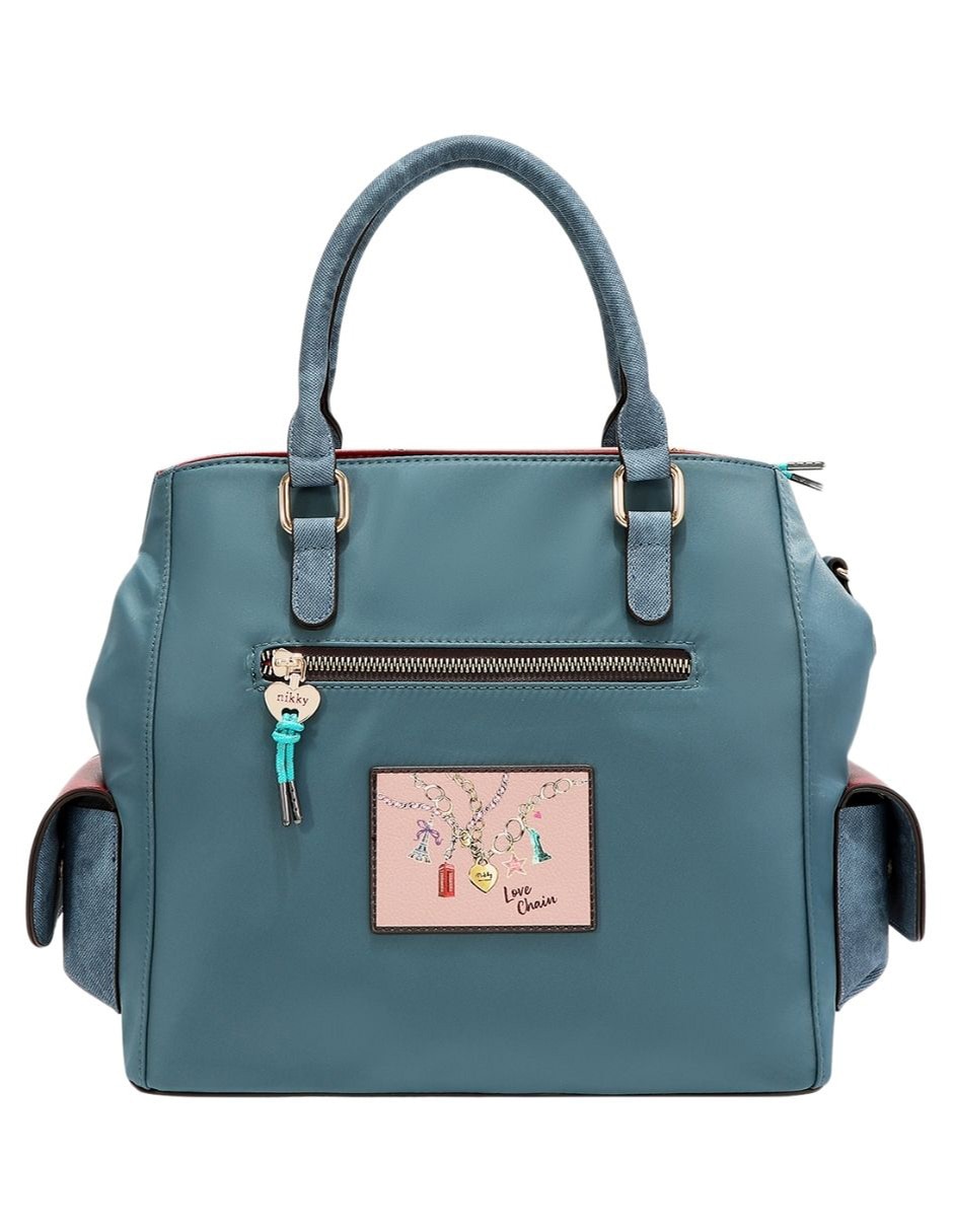 Set/Bolsa Satchel LOVE CHAIN No aplica de Poliuretano para (si aplica) Mujer 4