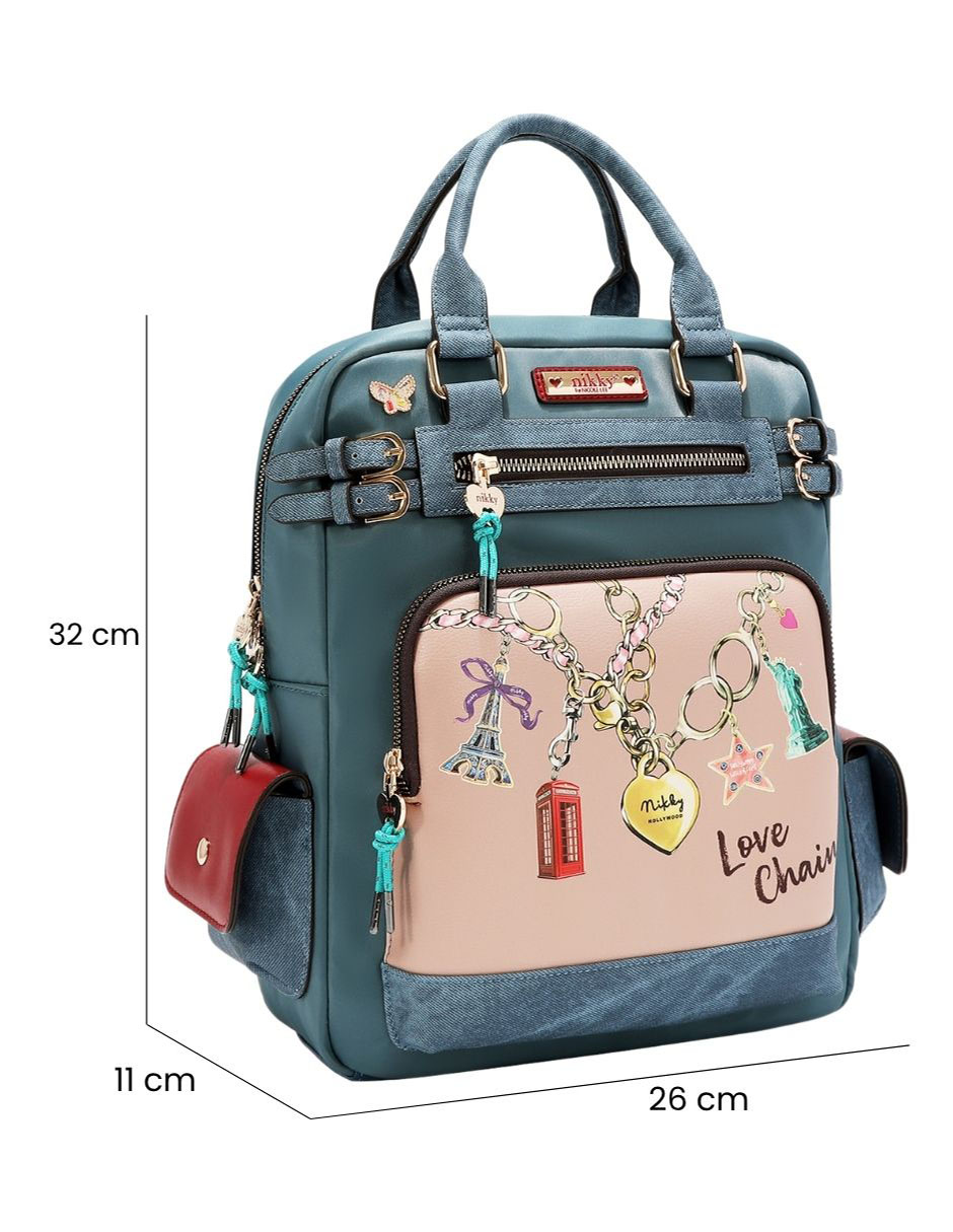 Set/Bolsa Backpack LOVE CHAIN No aplica de Poliuretano para (si aplica) Mujer 6