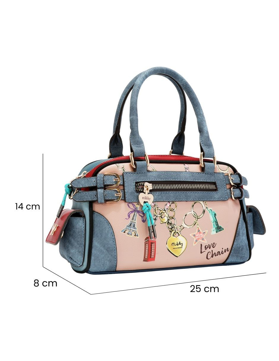 Set/Bolsa Satchel LOVE CHAIN No aplica de Poliuretano para (si aplica) Mujer 6