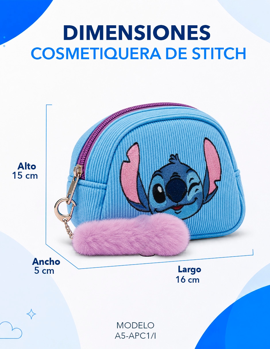 Cosmetiquera De viaje Stitch No de Poliéster Individual piezas (si aplica) para Mujer 10