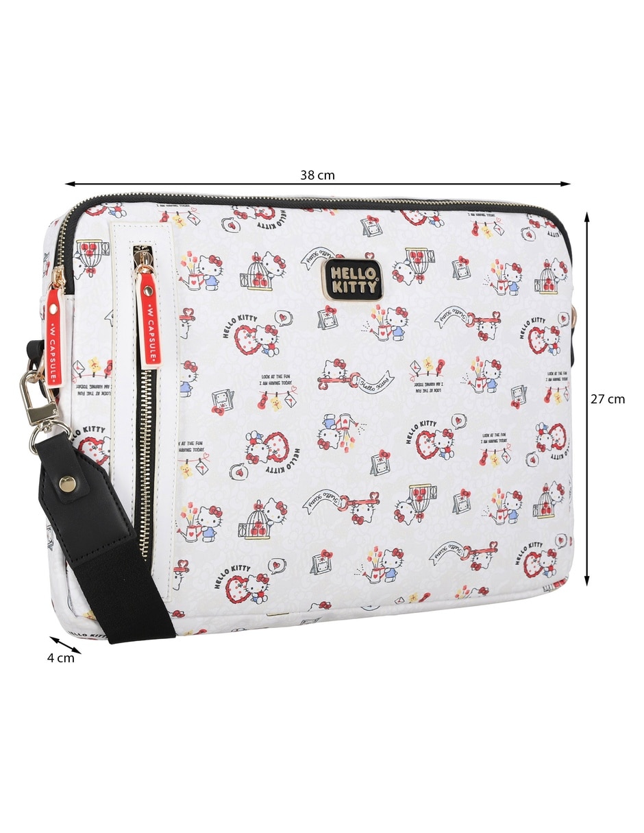 Portafolio portalaptop kitty chirashi hello kitty 15 pulgadas 5