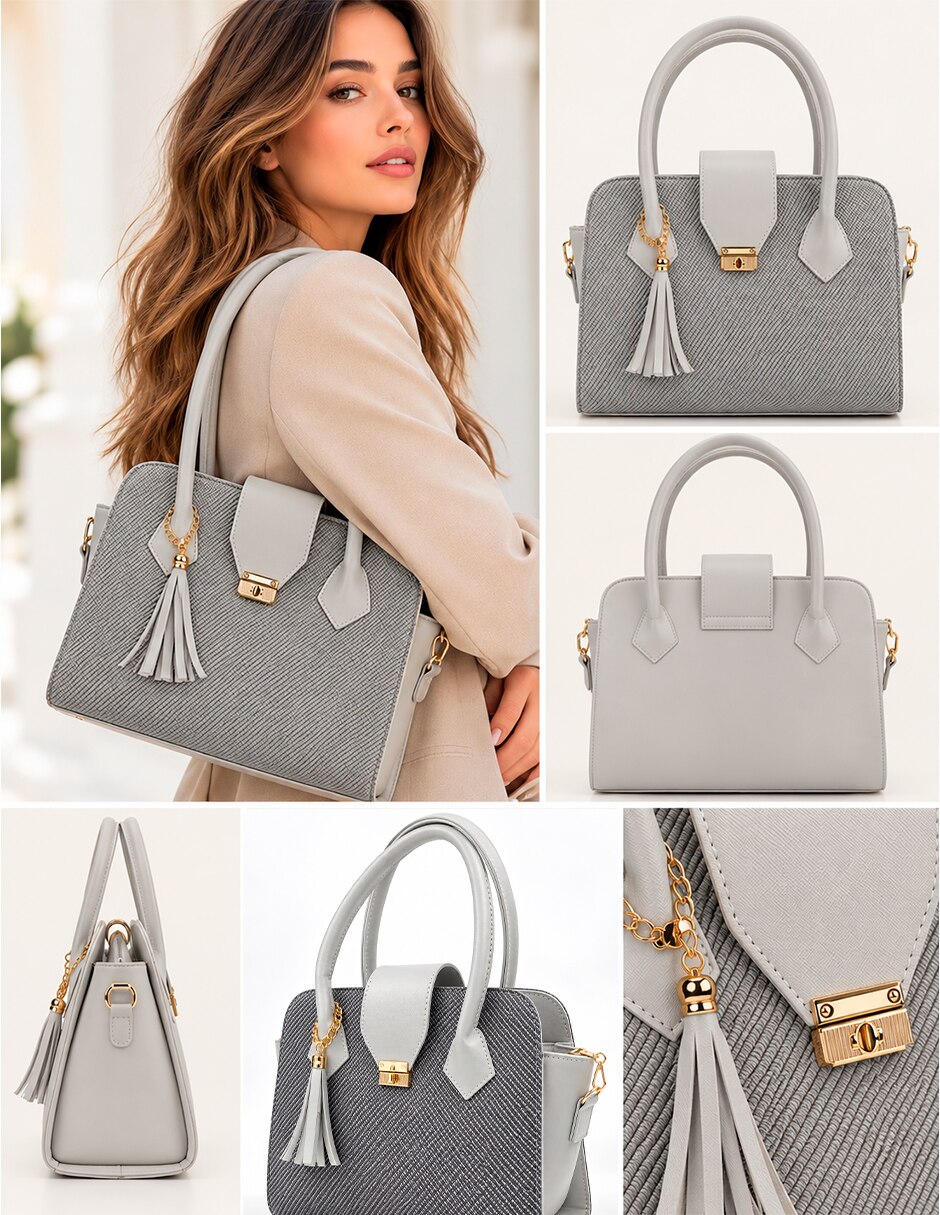 Bolsa satchel para mujer 6