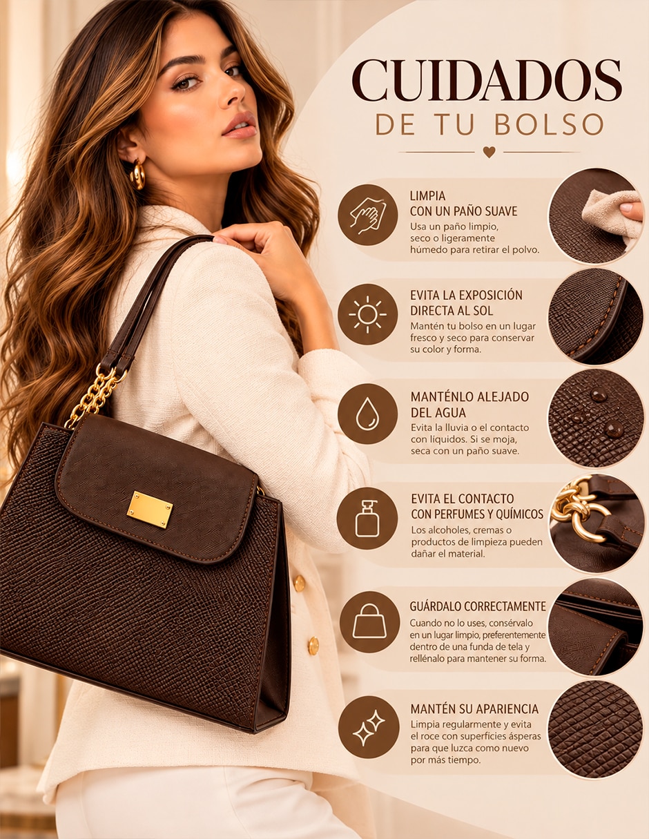 Bolsa satchel para mujer 7
