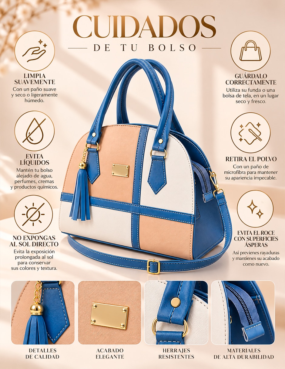 Bolsa bowler para mujer 7