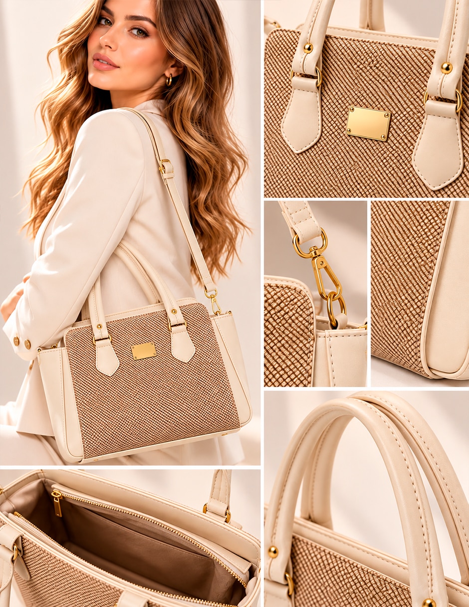 Bolsa satchel para mujer 8