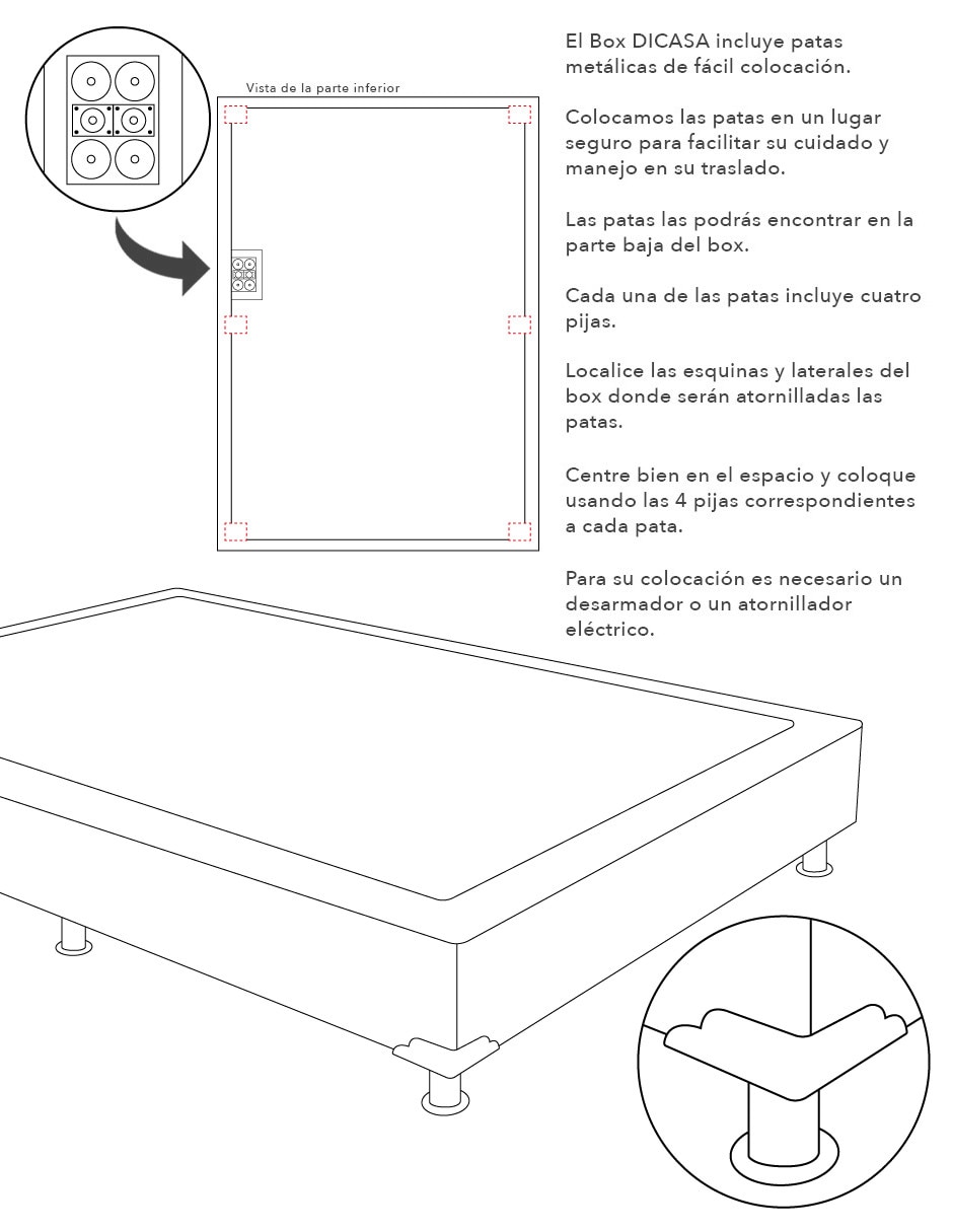 Juego de colchón y box Nautilus