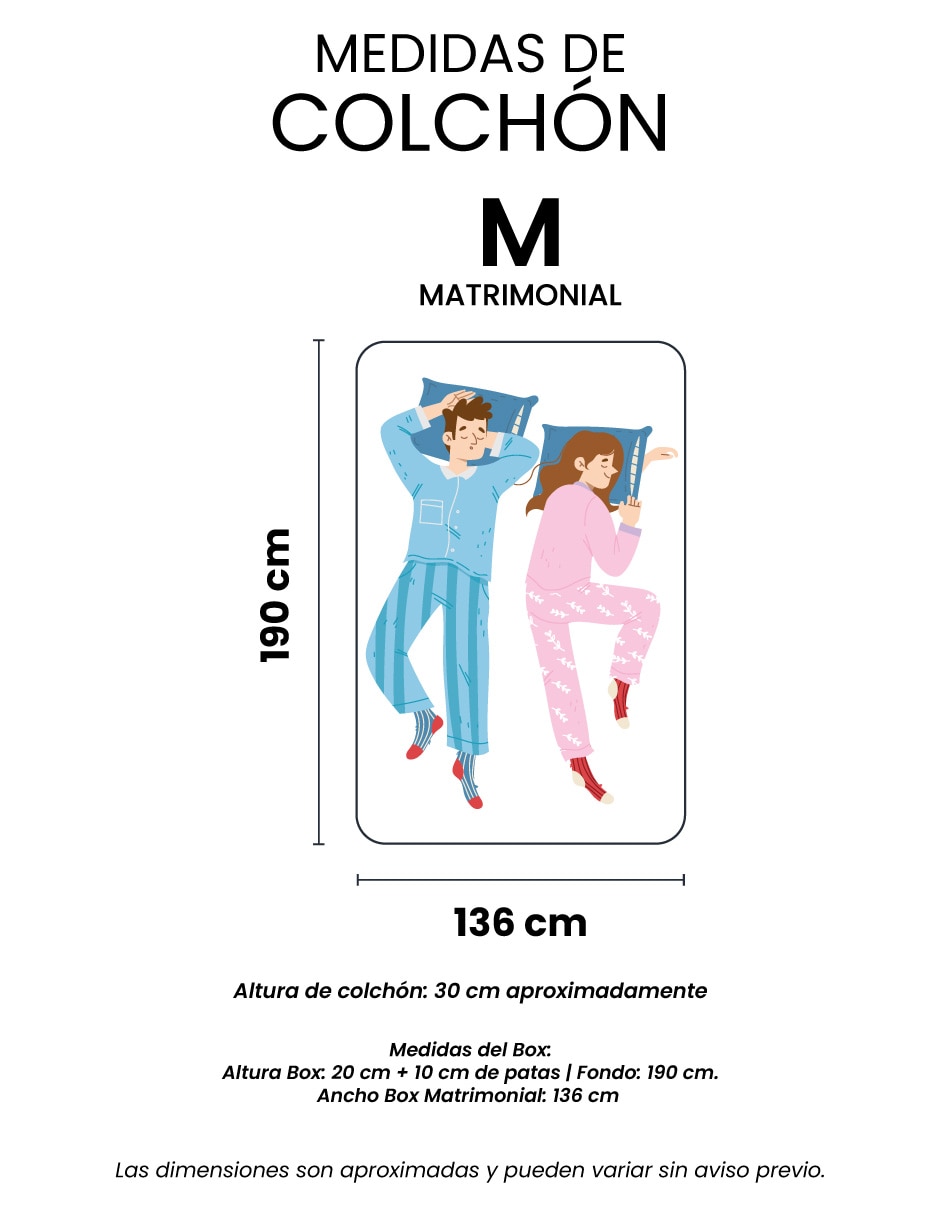 Juego de colchón y box Nautilus 9