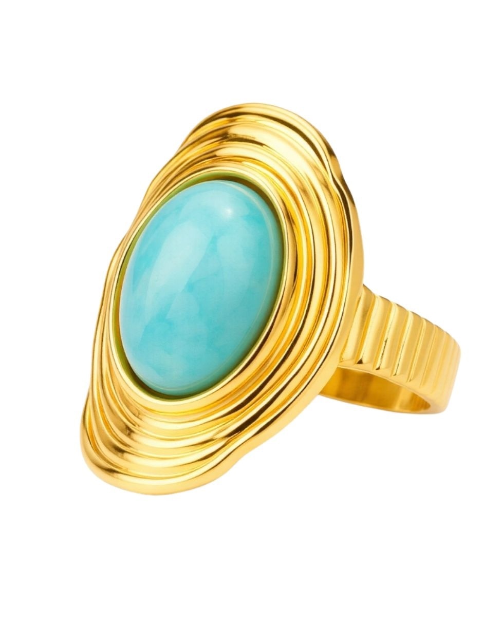 Anillo Aura baño de oro