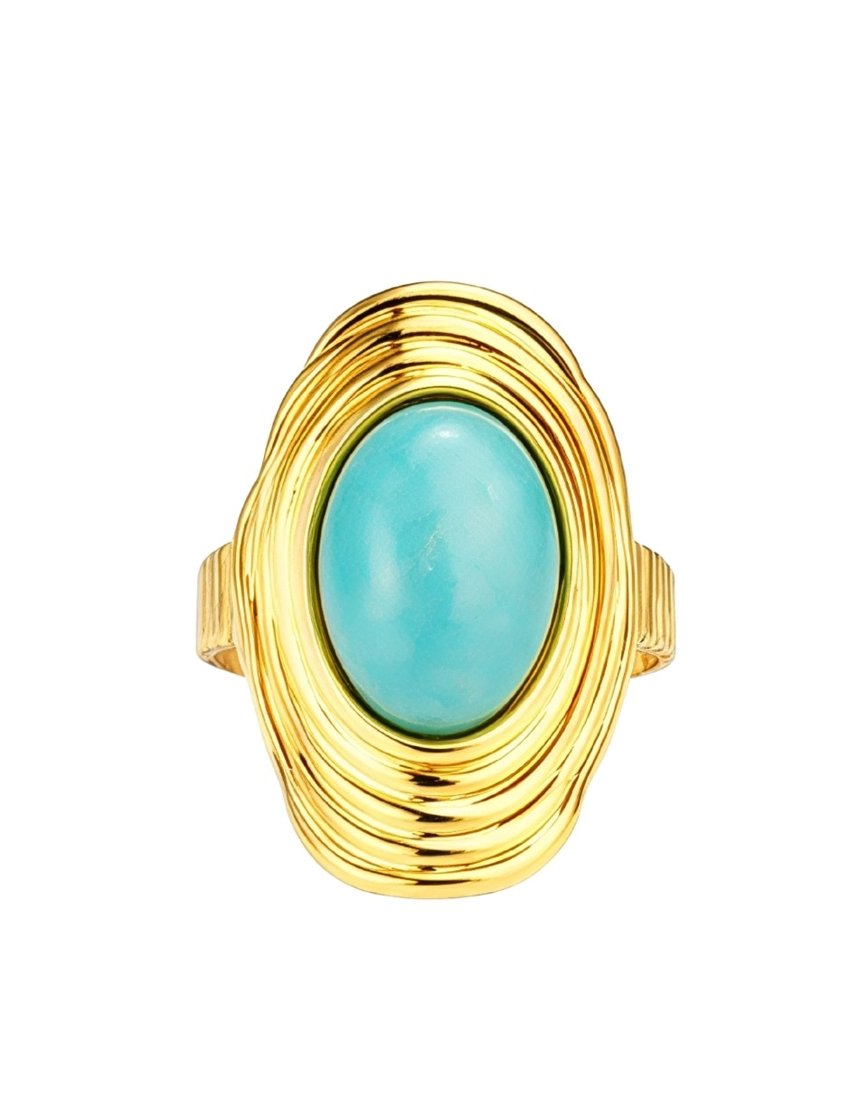 Anillo Yoiko Aura baño de oro