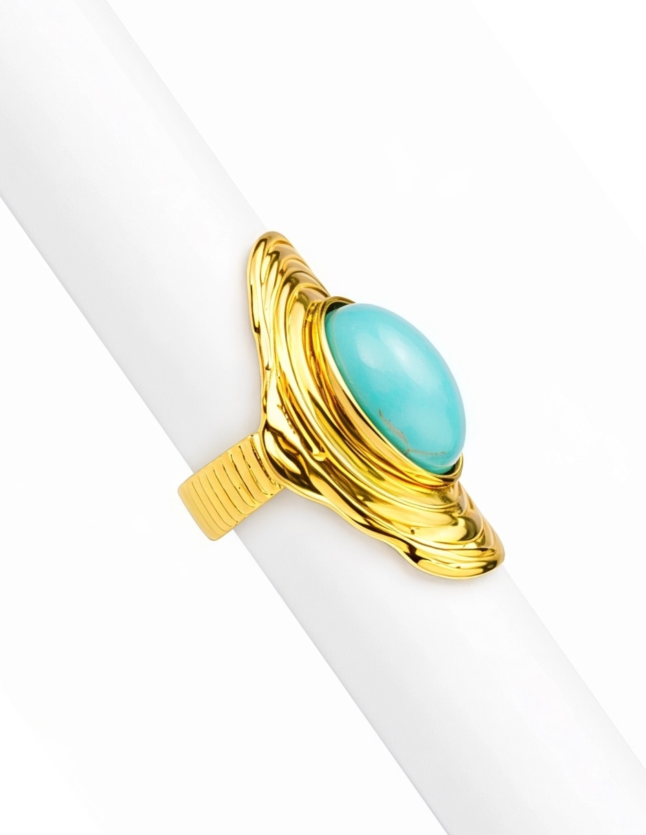 Anillo Yoiko Aura baño de oro