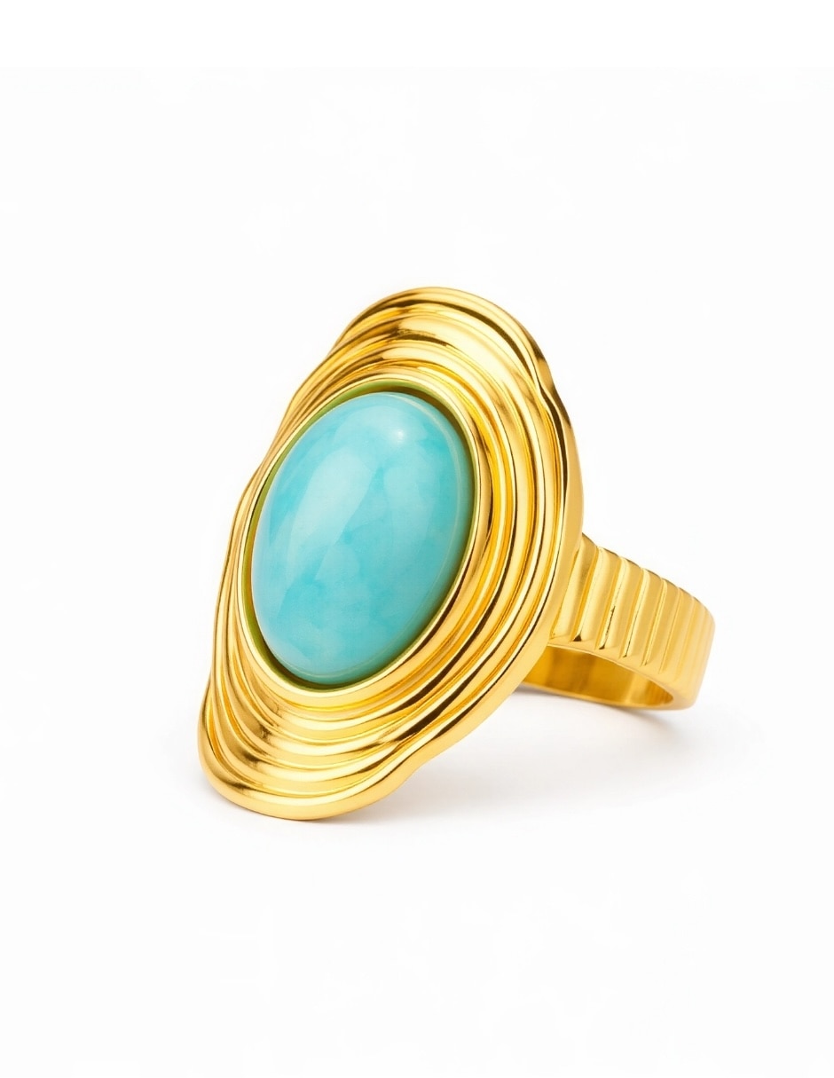 Anillo Yoiko Aura baño de oro