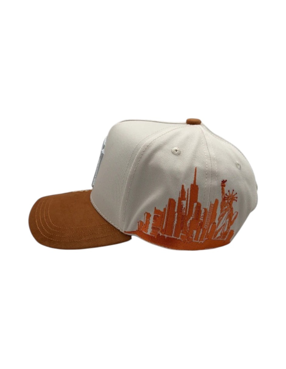 Gorra visera curva snapback casual Sakura Orange para hombre 5