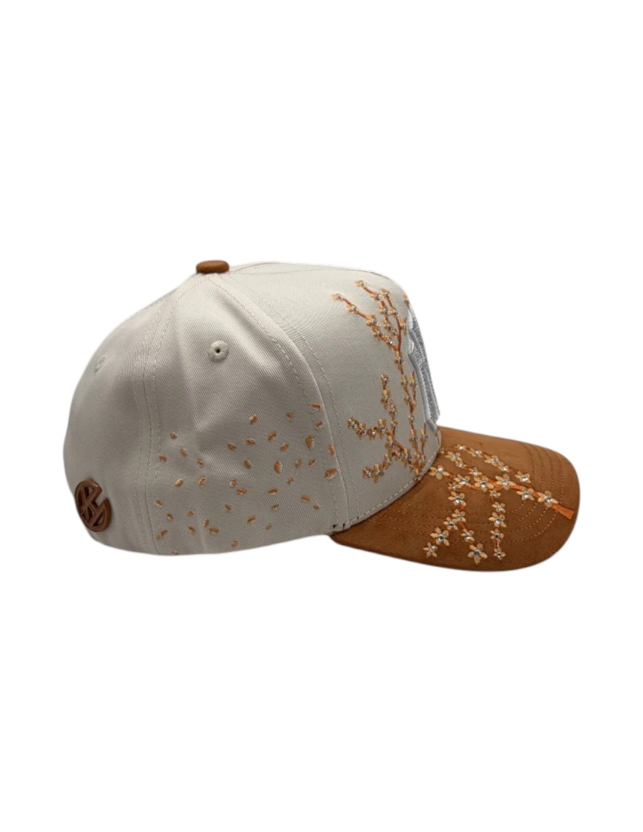Gorra visera curva snapback casual Sakura Orange para hombre 7