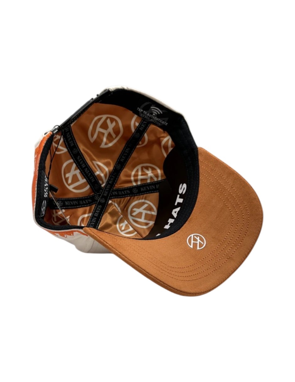 Gorra visera curva snapback casual Sakura Orange para hombre 3