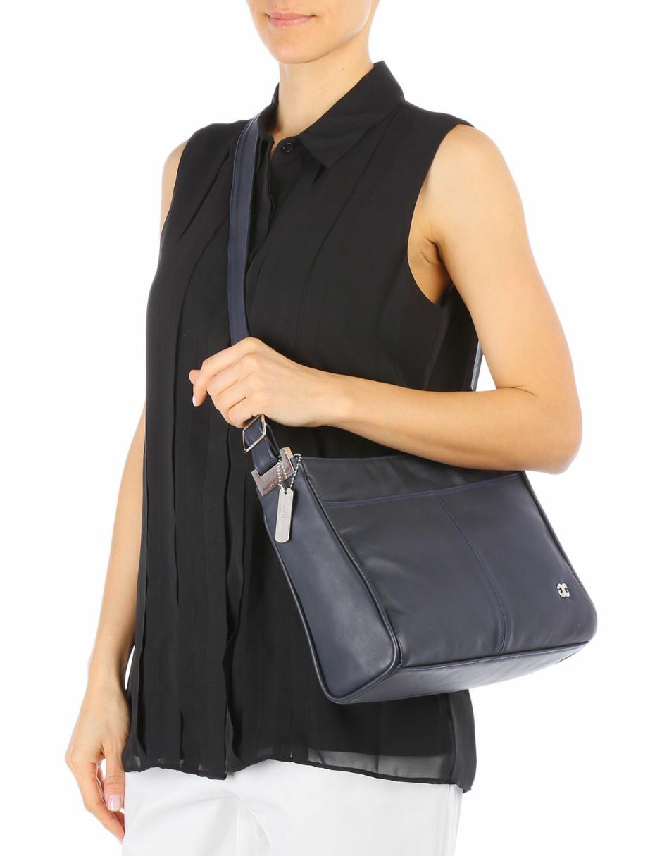 Bolsa tote Gino Goganni de piel para mujer 4