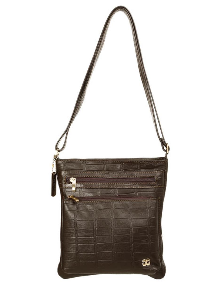 Bolsa crossbody de piel para mujer