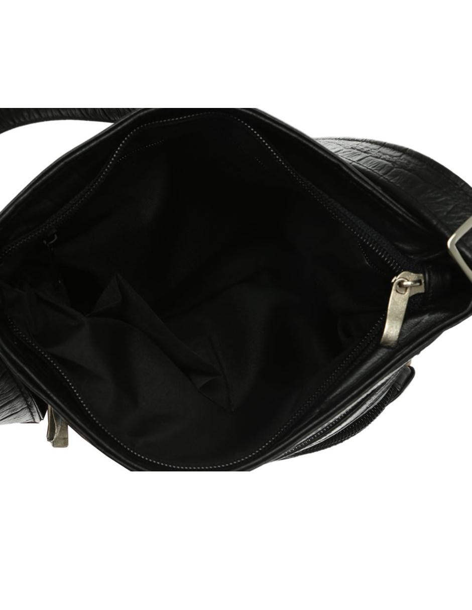Bolsa crossbody Gino Goganni de piel para mujer