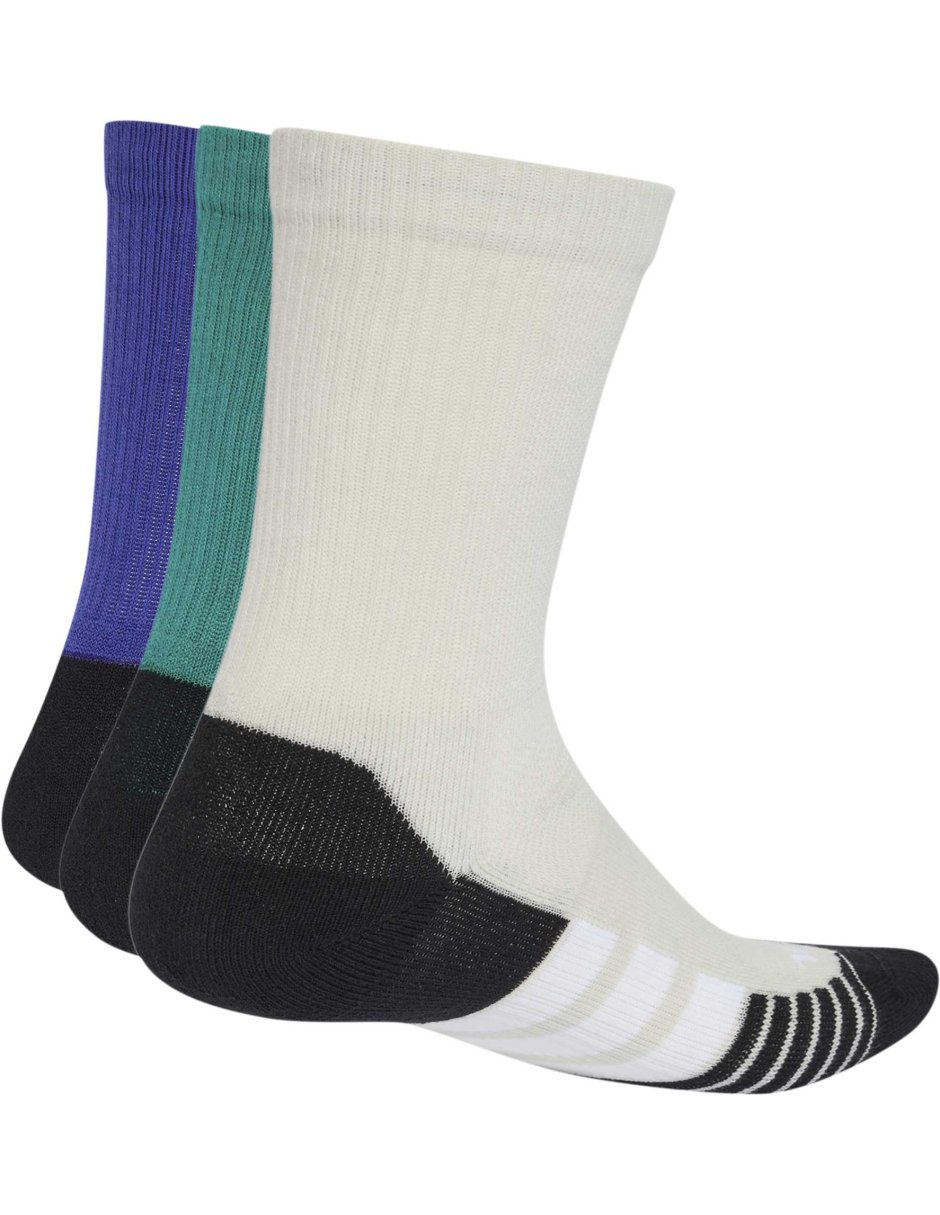 Set calcetín para entrenamiento Adidas unisex 3 pares